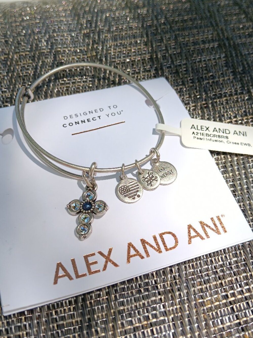 Alex and Ani cross bracelet